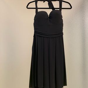 Halter neck tie LBD from Victoria’s Secret Catalog